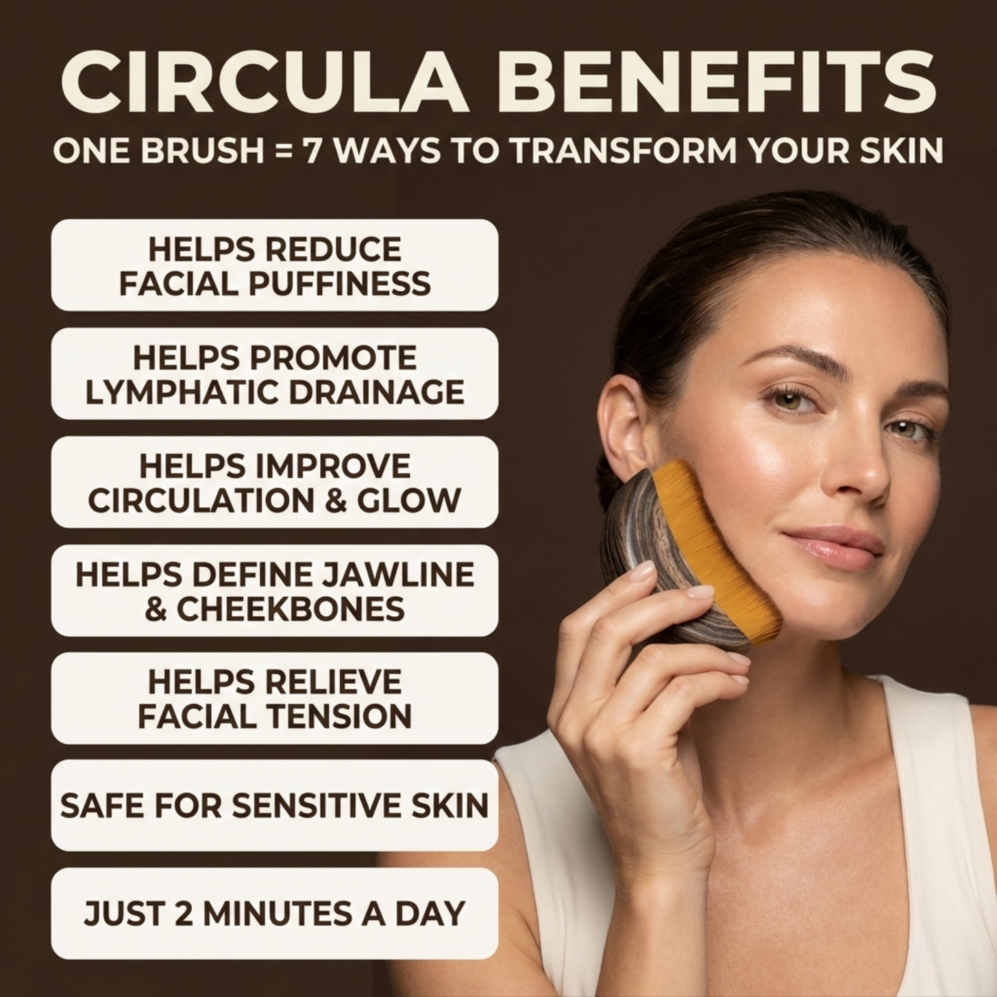 Circula™ Lymphatic Face Brush